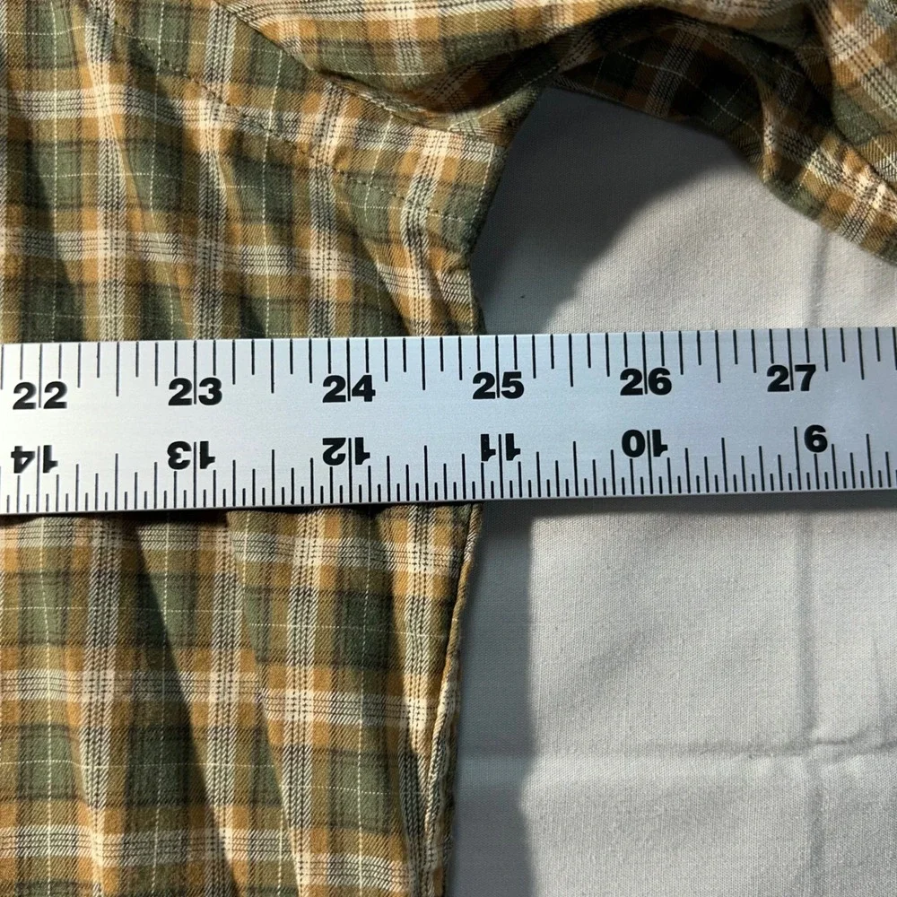 Polo Ralph Lauren Button Down Classic Fit Mens XL Green Plaid Cotton Preppy Ivy